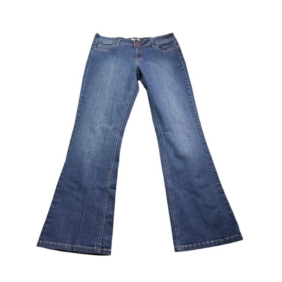 Levis' Womens Slender Boot Cut 526 Jeans Size 12 Medium Wash - Picture 1 of 4